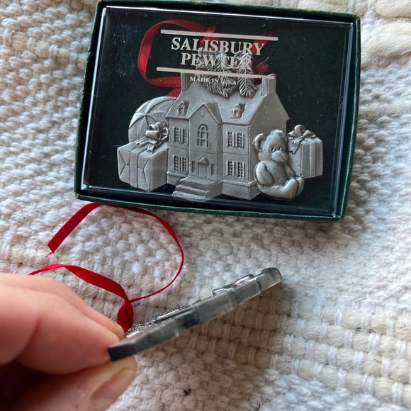 2003 Maryland Governor Ehrlich Pewter Holiday Ornament Christmas MD Republican - Picture 11 of 14